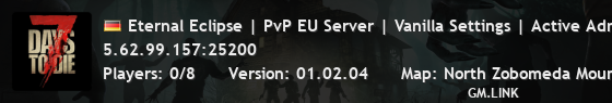 Eternal Eclipse | PvP EU Server | Vanilla Settings | Active Adm