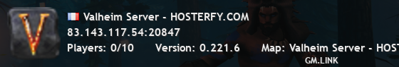 Valheim Server - HOSTERFY.COM