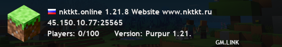 nktkt.online 1.21.8 Website www.nktkt.ru