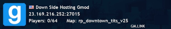 Down Side Hosting Gmod