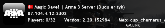 Magic Dave! | Arma 3 Server (Dudu er tyk)