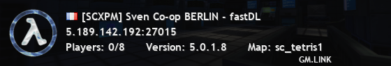 [SCXPM] Sven Co-op BERLIN - fastDL