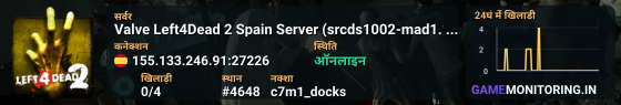 Valve Left4Dead 2 Spain Server (srcds1002-mad1.195.212)