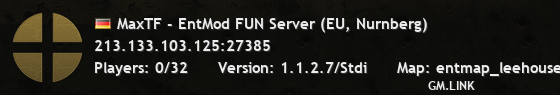 MaxTF - EntMod FUN Server (EU, Nurnberg)