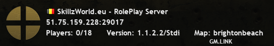 SkillzWorld.eu - RolePlay Server