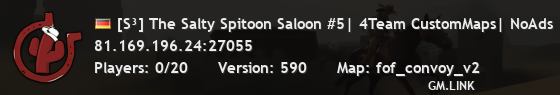 [S³] The Salty Spitoon Saloon #5| 4Team CustomMaps| NoAds