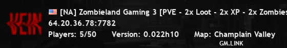 [NA] Zombieland Gaming 3 [PVE - 2x Loot - 2x XP - 2x Zombies -