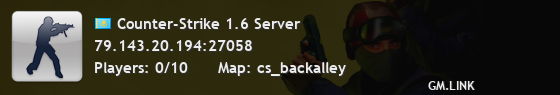 Counter-Strike 1.6 Server