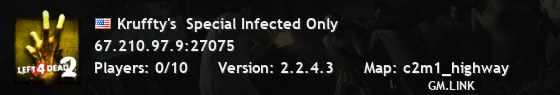 Kruffty's  Special Infected Only