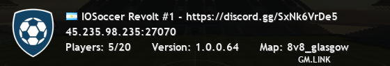 IOSoccer Revolt #1 - https://discord.gg/SxNk6VrDe5