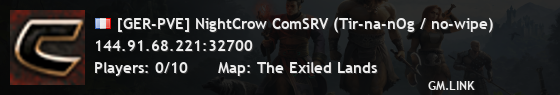 [GER-PVE] NightCrow ComSRV (Tir-na-nOg / no-wipe)