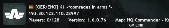 [GER/ENG] K1 -*comrades in arms *-