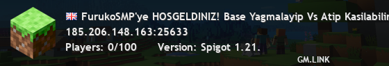 FurukoSMP'ye HOSGELDINIZ! Base Yagmalayip Vs Atip Kasilabilirsiniz |EU/TR|