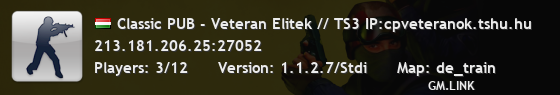 Classic PUB - Veteran Elitek // TS3 IP:cpveteranok.tshu.hu
