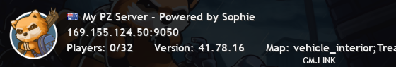 My PZ Server - Powered by Sophie