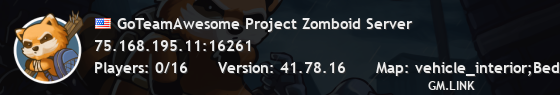 GoTeamAwesome Project Zomboid Server