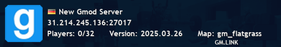 New Gmod Server