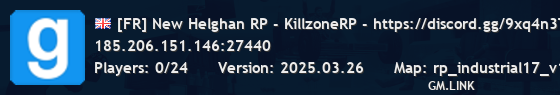 [FR] New Helghan RP - KillzoneRP - https://discord.gg/9xq4n3TS