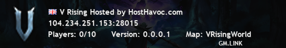 V Rising Hosted by HostHavoc.com