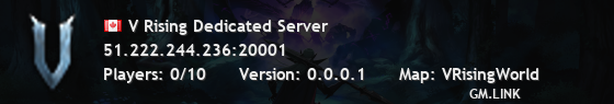 V Rising Dedicated Server