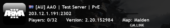 [AU] AAO | Test Server | PvE