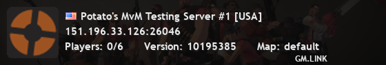Potato's MvM Testing Server #1 [USA]