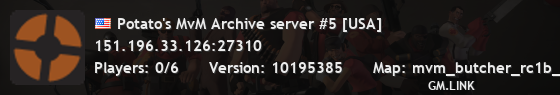 Potato's MvM Archive server #5 [USA]