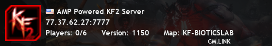 AMP Powered KF2 Server