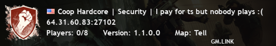 Coop Hardcore | Security | I pay for ts but nobody plays :(