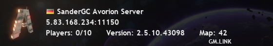 SanderGC Avorion Server