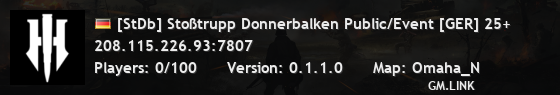 [StDb] Stoßtrupp Donnerbalken Public/Event [GER] 25+