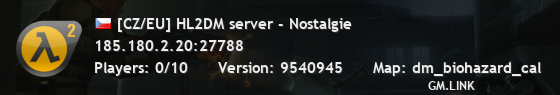 [CZ/EU] HL2DM server - Nostalgie