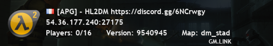 [APG] - HL2DM https://discord.gg/6NCrwgy