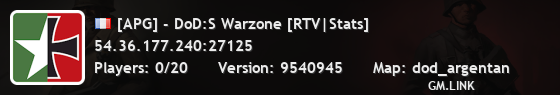 [APG] - DoD:S Warzone [RTV|Stats]