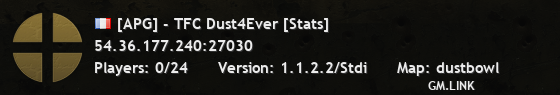 [APG] - TFC Dust4Ever [Stats]