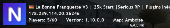 La Bonne Franquette V3 | 25k Start |Serious RP | Plugins Inédi