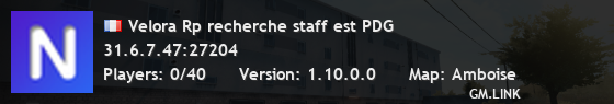 Velora Rp recherche staff est PDG