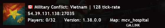 Military Conflict: Vietnam | 128 tick-rate
