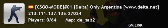 [CSGO-MODE]#01 [Delta] Only Argentina [www.delta.net]
