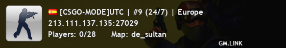 [CSGO-MODE]UTC | #9 (24/7) | Europe