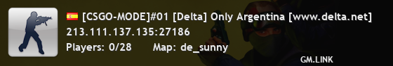 [CSGO-MODE]#01 [Delta] Only Argentina [www.delta.net]