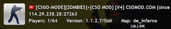 [CSGO-MODE]#07 [NewBie] ZOMBIE UNLIMITED$