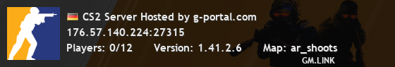 CS2 Server Hosted by g-portal.com