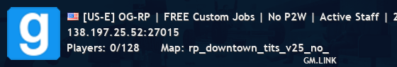 [US-E] OG-RP | FREE Custom Jobs | No P2W | Active Staff | 24/7