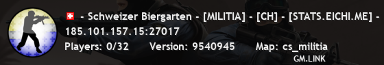 - Schweizer Biergarten - [MILITIA] - [CH] - [STATS.EICHI.ME] -