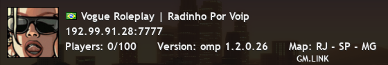 Vogue Roleplay | Radinho Por Voip