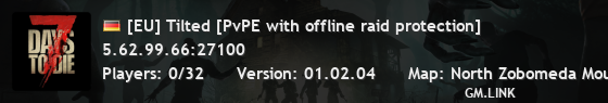 [EU] Tilted [PvPE with offline raid protection]