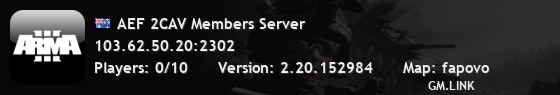 AEF 2CAV Members Server