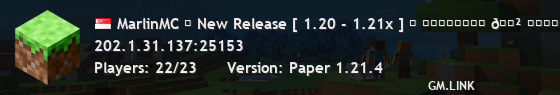 MarlinMC ▸ New Release [ 1.20 - 1.21x ] ⛏ ꜱᴜʀᴠɪᴠᴀʟ 💲 ᴇᴄᴏɴᴏᴍʏ ⚔ ᴛᴇᴀᴍꜱ ᴄʟᴀɪᴍʟᴀɴᴅVubF8JjFr7