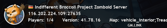 Indifferent Broccoli Project Zomboid Server